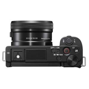Sony Alpha ZV-E10 Interchangeable-Lens Vlog Camera with 16-50mm Power Zoom Lens