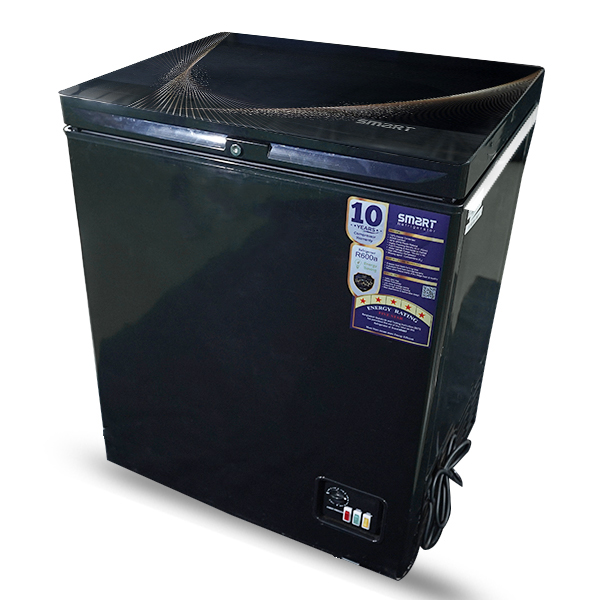 SEF-150CS, SMART 150 Liter Chest Deep Freezer - Black